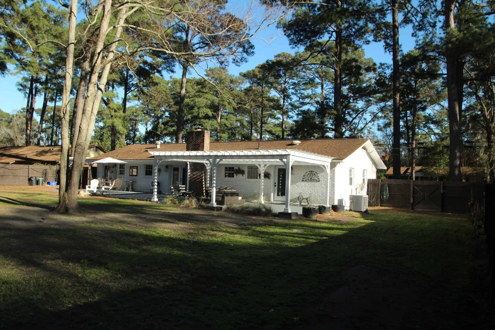 804 Battery Creek Road - Back yard