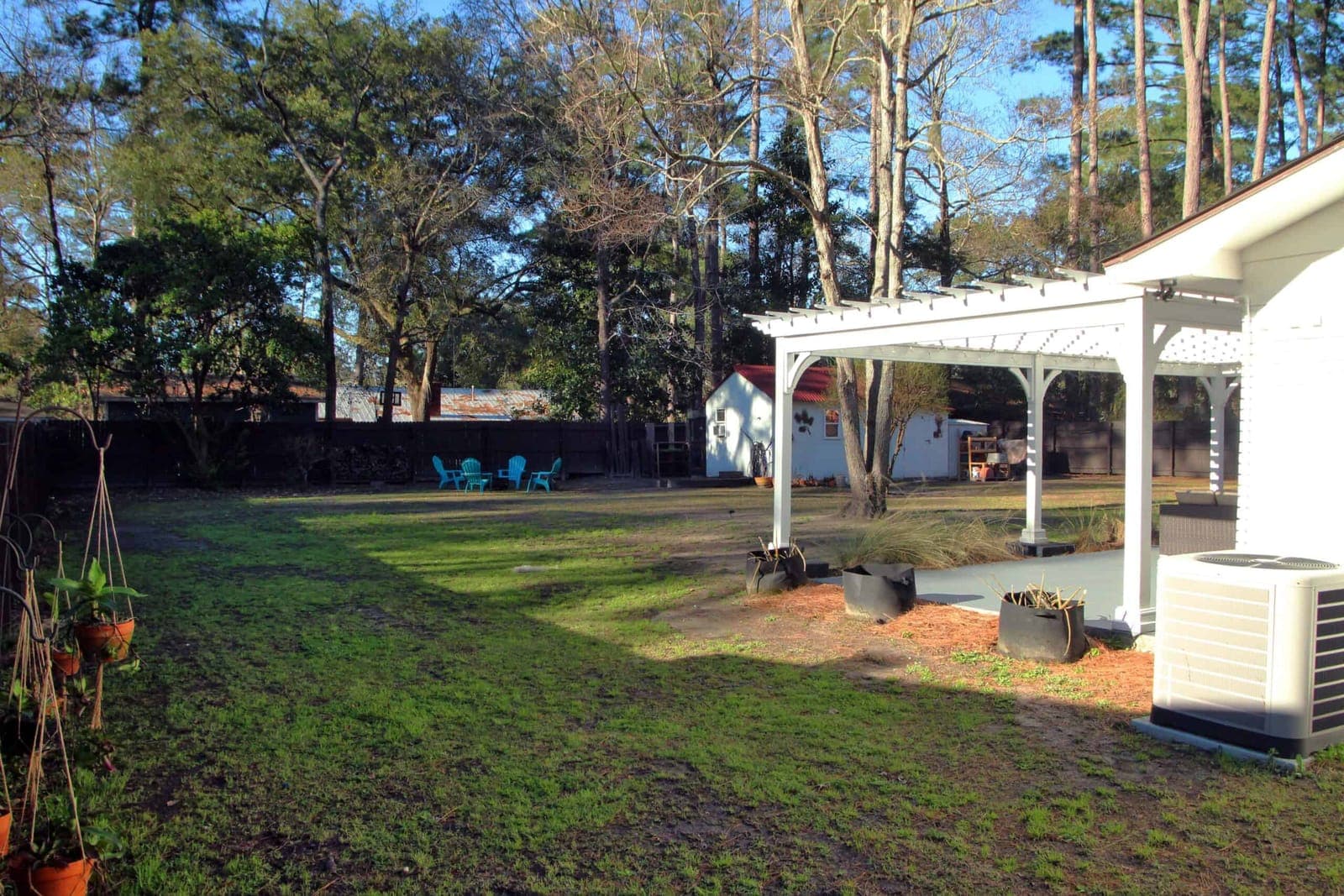 804 Battery Creek Road - Back yard