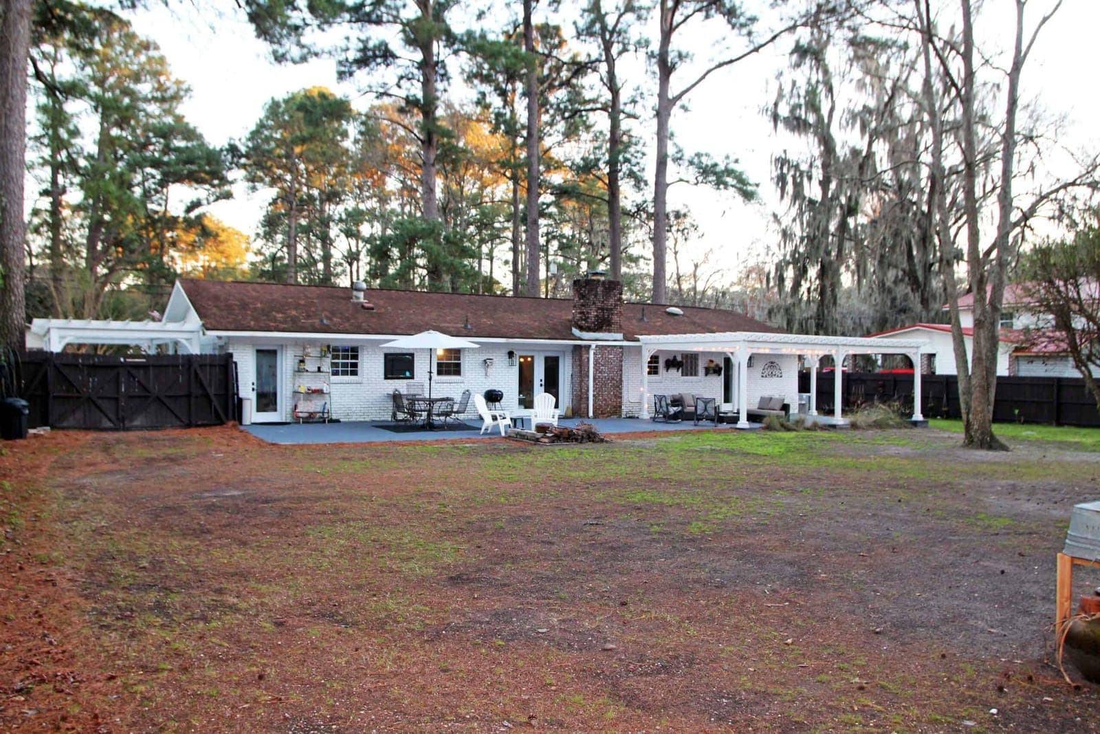 804 Battery Creek Road - Back porch